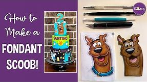 Fondant Scooby Doo Tutorial | Scooby Doo Birthday Cake