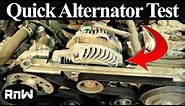 How to Test an Alternator - Diagnose Charging Issues