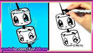 How to Draw Marshmallows Cute & Easy | Fun2draw | Online Drawing Tutorials