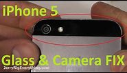 iPhone 5 Back Glass & Camera Lens Replacement Easy!