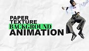 Paper texture background animation tutorial in Adobe After Effects