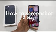 How to take screenshot on iPhone 13 or iPhone 13 Pro - 2 Ways