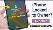 iPhone Locked To Owner How To Unlock iPhone 6/7/8/X/11/12 Without Pc ! Remove Activation Lock! 2023