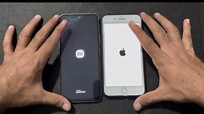 iPhone 8 Plus vs Redmi 12 - Bootup test!!