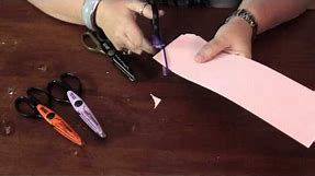 Fiskars Edging Scissors Techniques : Homemade Crafts