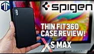 iPhone XS Max Spigen Thin Fit 360 Case Review!