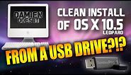 iMac G5 OS X 10.5 Leopard Clean Install From a USB Drive