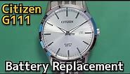 Citizen G111 Watch Battery Replacement | Watch Repair | SolimBD