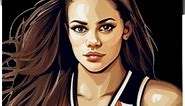 Amazon.com: iPhone 12 mini Pretty Basketball Girl Case