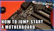 How to Jump A Motherboard Without Power Button