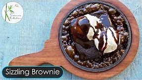 Sizzling Brownie with Ice Cream | How to Make Sizzling Brownie at Home ~ By The Terrace Kitchen