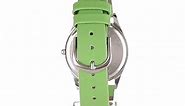 Whimsical Watches Women's S0150013 Elephant Light Green Leather Watch
