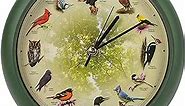 Mark Feldstein Limited Edition 20th Anniversary Singing Bird Wall/Desk Clock, 8 Inch