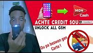 Achte Credit ($) sou UNLOCK ALL GSM Otomatik avèk Moncash Digicel Haiti
