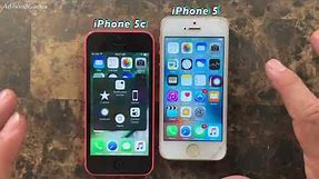 Comparison iPhone 5c vs iPhone 5