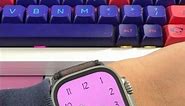 #applewatch Snoopy with Akko Neon keycaps on Monsgeek M1 keyboard #applewatchultra2 #applewatchultra