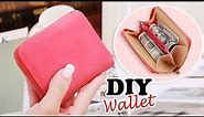 DIY PURSE WALLET TUTORIAL // Cute Red Zipper Pouch