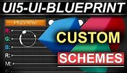 Unreal5 Blueprints: Custom Color Scheme UI (Controller!!)