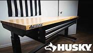 How To Easily Assemble Husky Adjustable Height Workbench Table
