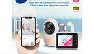 RM2751 2.8 inch Smart Wi-Fi 1080p Video Baby Monitor