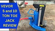 5 and 10 Ton Toe Jack Unboxing, Make a New Handle, and Use