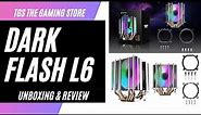 DARKFLASH L6 CPU COOLER UNBOXING AND REVIEW | AIO | LIQUID COOLER | GAMING PC | PC BUILD | L6 | AIGO