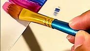 {DIY} Easy Rainbow Slap Bracelet #diy #slapbracelet #acrylicpainting