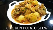 Creamy Garlic Chicken Potato Stew Recipe - How to make Chicken Stew - Italian Chicken Stew