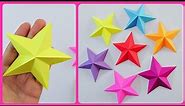 Easy Paper Star in 1 minute | Eid decoration ideas at home