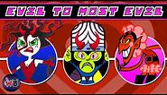 Powerpuff Girls Villains: Evil to Most Evil