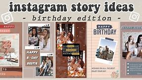 5 Creative Birthday Stories For Instagram | using the IG app ONLY | pt.2