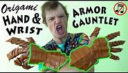 Origami Guantlet Part 2: Hand & Wrist Armor