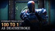 Batman: Arkham Origins - 100 to 1 [as Deathstroke] - Combat Challenge