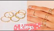 12 DIY Rings EASY & Adjustable!! How To Make a Ring | Create Your Own Accessories