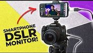 Use Your Smartphone as an External DSLR Monitor [For Camera Without Flip Screen]