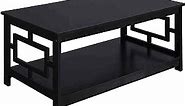 Convenience Concepts Town Square Coffee Table, Black