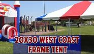 20x30 West Coast Frame Tent Setup | How to: Tent Assembly