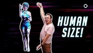 190cm Human Sized Hologram Video Wall Made by 3D Fans!
