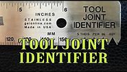 HOW TO USE TOOL JOINT IDENTIFIER