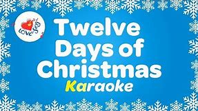 12 Days of Christmas Karaoke Christmas Song with Lyrics