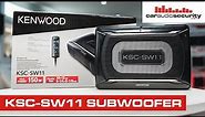 Kenwood KSC-SW11 Compact Powered Car Subwoofer | Car Audio & Security