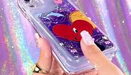 Pncljq for iPhone 13 Case Bling Glitter Liquid Quicksand Cute Cartoon Character Kawaii Funny Sparkle Design Protective Cover for Girls Women Kids Girly Soft Phone Case for Apple i Phone 13, Miny