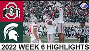#3 Ohio State vs Michigan State Highlights | College Football Week 6 | 2022 College Football