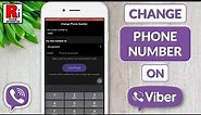 How to Change Phone Number on Viber