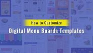 How to Create Digital Menu Boards with Free Templates