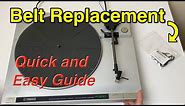 Turntable Belt Replacement - all you need to know!