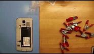 Samsung Galaxy S5 Sim Tray Replacement Time-Lapse Tutorial