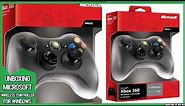 Unboxing Microsoft Xbox 360 Wireless Controller For PC