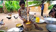 Village Food in West Africa - BEST FUFU and EXTREME Hospitality in Rural Ghana!