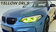 BMW M2: YELLOW DRL's